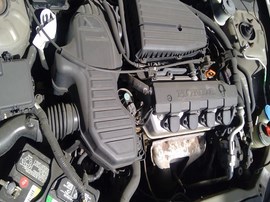 2004 HONDA CIVIC, SILVER, LX MODEL, 1.7L, AT.    A26329